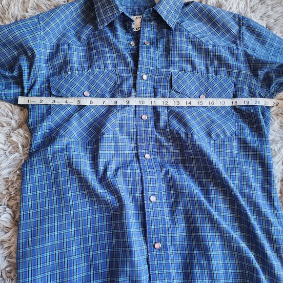 Crazy Cowboy Men’s Western Pearl Snap Shirt M Set of 2 Brushpopper BoxB - Picture 7 of 11